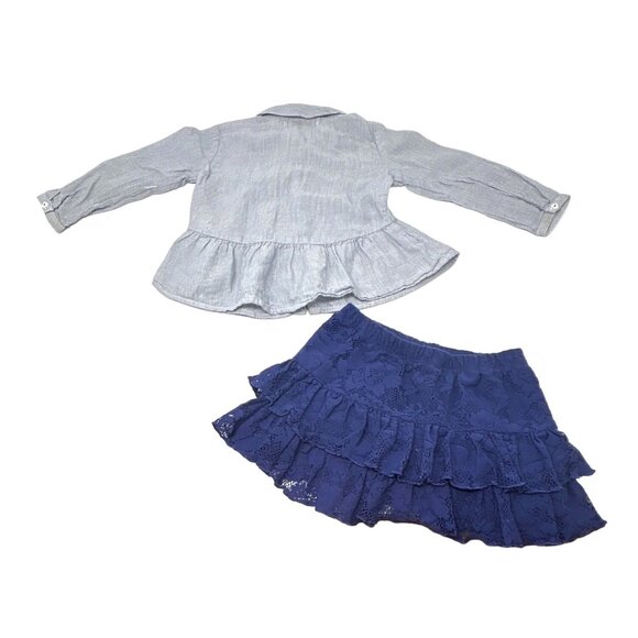 Baby Girl's - 1 Dress, 2 Skirts, and‎ 2 Shirts/Tops - Size 12-18 Month - Picture 8 of 11